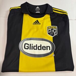2008-09 Columbus Crew Jersey MLS Mens XL Glidden Soccer Kit